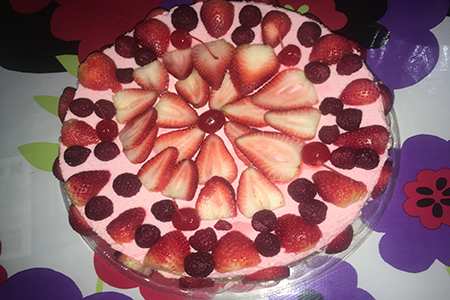 Mousse de Frutos Rojos